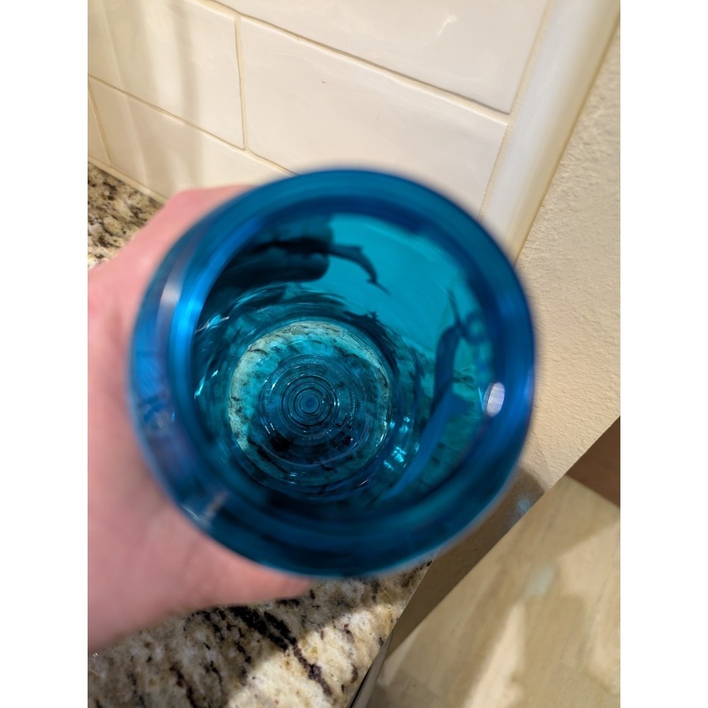 Sea World 2011 Cool Gear Water Bottle Busch Gardens Florida Blue BPA Free EUC - Picture 6 of 7